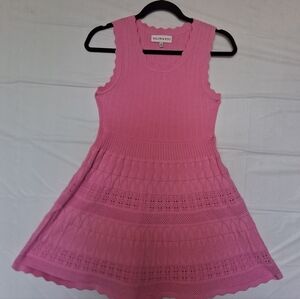 Willow & Wind Pink Knit Mini Dress, Size Large Youth/Junior Small